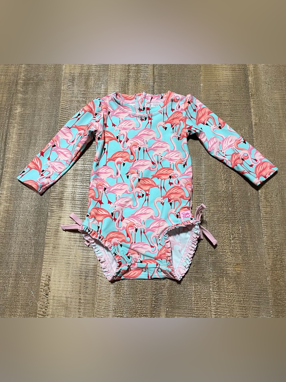 Ruffle Butts Flamingo One-Piece Swimsuit